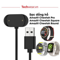 Cáp Sạc Cho Đồng Hồ Amazfit Cheetah Pro | Cheetah Square | Cheetah Round ✓ Bảo Hành 3 Tháng ✓ Hàng Có Sẵn - Techwearvn