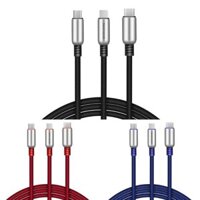 CÁP SẠC ĐA NĂNG HOCO U17 3 ĐẦU 1,5M MICROUSB LIGHING TYPE C -[CHÍNH HÃNG] [GIÁ BÁN SỈ]