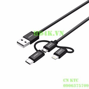 Cáp sạc đa năng USB dài 1m Ugreen 30784