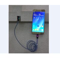 Cáp sạc dạ quang cho điện thoại Samsung HTC Sony Oppo đèn LED PKCB [bonus]