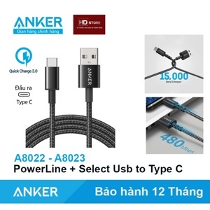 Cáp sạc điện thoại Anker A8023