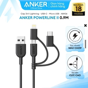Cáp sạc điện thoại Anker A8436