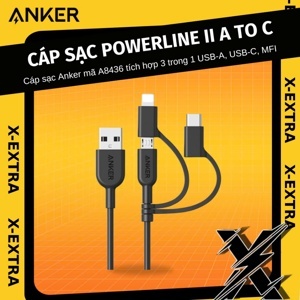 Cáp sạc điện thoại Anker A8436