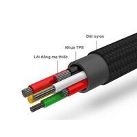 Cáp Sạc Dù Bagi 3 Trong 1 Dài 1.2m CB-AS12