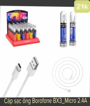 Cáp sạc dữ liệu Borofone BX3