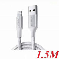 Cáp sạc, dữ liệu USB 2.0 to Lightning dài 1,5M cho iphone, ipad Ugreen 60162 cao cấp (MFI)