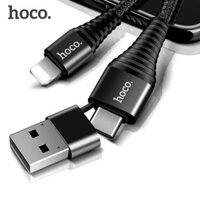 Cáp Sạc  Hoco U26 Chân Cổng Lighting ✓ Đầu USB Tách Chân TypeC.