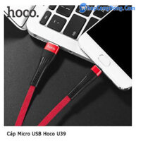 Cáp sạc Hoco U39 cổng microusb 2.4A cho android hỗ trợ sạc nhanh dài 1.2m hàng chính hãng Scd3704