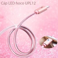 Cáp Sạc Hoco UPL12 - 1,2M - Đèn Led Báo Sạc Đầy - Chính Hãng.