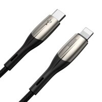 Cáp sạc Horizontal Data Cable Type-C to iP PD 18W 1m Black_CATLSP-01 - Hàng Chính Hãng Baseus