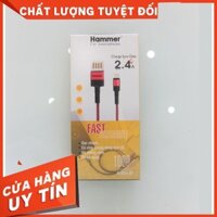 Cáp sạc HR01 dây dù sạc nhanh chính hãng đầu sạc micro usb