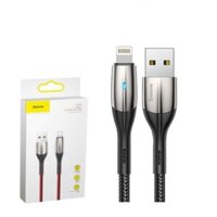 Cáp sạc iphone Baseus Horizontal sạc nhanh 2.4A và dây sạc truyền dữ liệu tốc độ cao bọc dù cho iP  iPad - hàng chính hãng - 2 mét