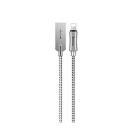Cáp sạc iPhone HoCo U10 cổng Lightning (Bạc) - Hàng Nhập Khẩu