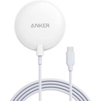 Cáp sạc không dây Anker PowerWave Magnetic Wireless Charger Pad 10W with 1.5M Built-in USB-C Cable A2565 Hàng Chính Hãng Nhập Khẩu USA