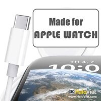 Cáp sạc không dây Type C cho đồng hồ Apple Watch series 1 2 3 4 5 6 7 8 9 10, SE, Ultra, SE / Ultra 2 - Hàng Nhập Khẩu
