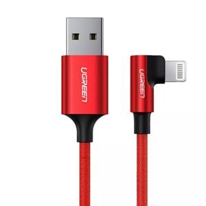Cáp sạc lightning bẻ góc 90 độ dài 1m Ugreen 60555
