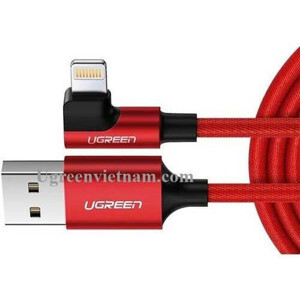 Cáp sạc lightning bẻ góc 90 độ dài 1m Ugreen 60555