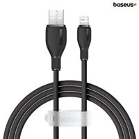 Cáp sạc Lightning cho iPhone Baseus Pudding Series Fast Charging Cable USB to iP 2.4A 1.2m Cluster Black