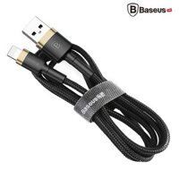Cáp sạc Lightning cho iPhone Baseus cafule Cable USB For lightning 2.4A 0.5M Gold+Black