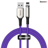 Cáp sạc Lightning cho iPhone Baseus Zinc Magnetic Cable USB For iP 1.5A 2m(Charging)Purple