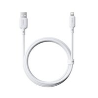 Cáp sạc Lightning cho iPhone OS-Baseus Silky Series Fast Charging Cable USB to iP 2.4A 2m Moon White