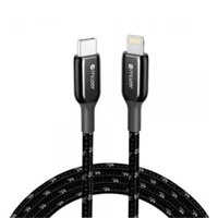 Cáp Sạc MAZER Mfi M-PL3Pro-C2L125-BK (USB Type CSang Lightning, 30W, Dây Dù)