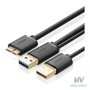Cáp sạc Micro USB dài 3m màu bạc Ugreen 10832