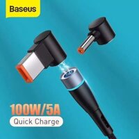 Cáp sạc nam châm 100W cho Laptop Baseus Zinc Magnetic Series Type C to DC Round/Square Port (100W, Type C to DC Square/Round 4.0*1.7mm/5.5*2.5mm/7.9*5.5mm)
