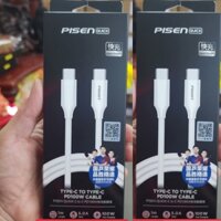 Cáp Sạc Nhanh 100W 2 Đầu Type-C Pisen PD02