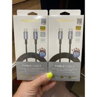 Cáp Sạc Nhanh 100W 2 Đầu Type-C Pisen LT-TC59 Dây Dù 1.2m / 2m Chính Hãng