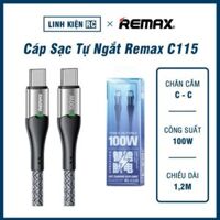 Cáp Sạc Nhanh 100W Tự Ngắt Thông Minh REMAX RC-C115 – Type C to Type C – BH 12 Tháng