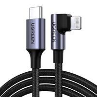 Cáp sạc nhanh 1m USB-C sang Lightning Ugreen 60763 US305 màu đen, Sạc nhanh PD tối đa 3A