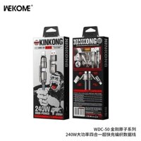 Cáp Sạc Nhanh 240W 4 Đầu 4In1 Wekome Wdc-50