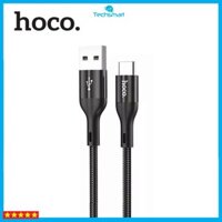 Cáp sạc nhanh 3A Hoco X2 Max Type-C USB, data tốc độ cao, dây dù đầu sạc chống gập tốt, dùng cho Android dài 25cm