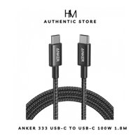 Cáp sạc nhanh Anker 333 USB-C to USB-C 100W dài 1.8m – A8757