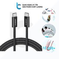 Cáp Sạc Nhanh Anker Zolo USB-C to USB-C 240W Dài 100cm Nylon Dù Hạn Chế Bụi Bẩn Đứt Gãy A8060