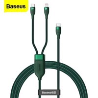 Cáp sạc nhanh Baseus 2 trong 1 PD 100W USB Type C cho iPhone 12 Pro 5A và Xiaomi Samsung