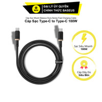 Cáp Sạc Nhanh Baseus Dura Series Fast Charging Cable Type-C to Type-C 100W