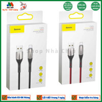 Cáp Sạc Nhanh Baseus Horizontal Data Cable - Dùng Cho iPhone iPad - Trang Bị Đèn Led - Công Nghệ Chống Đứt Gãy SR - Hàng Chính Hãng - 2m