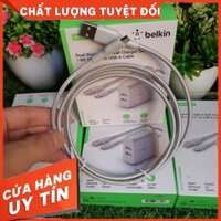 Cáp Sạc Nhanh BELKIN USB - Type C Chính Hãng, Dài 1.5m, Bảo Hành 12 Tháng, Độ Bền Cao, Ổn Định Dòng Điện