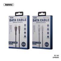 Cáp sạc nhanh bọc dù Lightning REMAX RC-162i 3.0A