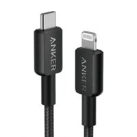 Cáp Sạc Nhanh C to Lightning ANKER 322 A81B5 30W (480Mbps, MFi Certified, Nylon Braided Cable)