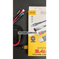 Cáp sạc nhanh đa năng 3in1 Akus CA31C