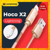 Cáp sạc nhanh dây dù Hoco X2 Lightning dành cho Iphone dài 1M cáp sạc iphone 7 plus dây sạc iphone cáp sạc cho điện thoại cảm ứng giá rẻ cáp sạc dây dù cao cấp