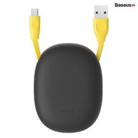 Cáp sạc nhanh dây rút Baseus Let''s Go Little Reunion Type C (2A/ 1m, One-Way Stretchable Quick charge & Data Cable)