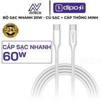 Cáp Sạc Nhanh Diposi Thunder Cable 60W USB Type C | Sạc Laptop, Điện Thoại, Tablet | Bền Bỉ