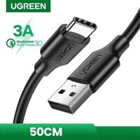 Cáp sạc nhanh, dữ liệu USB Type-A 2.0 sang USB Type-C dài 0.5 M Ugreen 60115 cao cấp