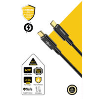 Cáp sạc nhanh Dual Type-C - PISEN QUICK Platinum USB-C  60W (1m)