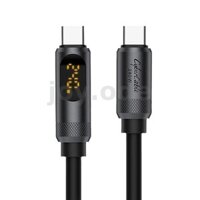 Cáp sạc nhanh Hagibis PD240W Type-C sang Type-C có màn hình LED Dây sạc silicon dài 1M / 2M cho iPhone 16 16 Pro Max cho SAMSUNG HUAWEI XIAOMI