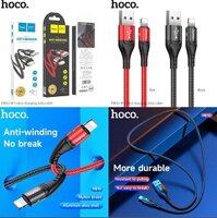 Cáp Sạc Nhanh Hoco ME10 - 3A - Báo Đèn - Dài 1m, 2m